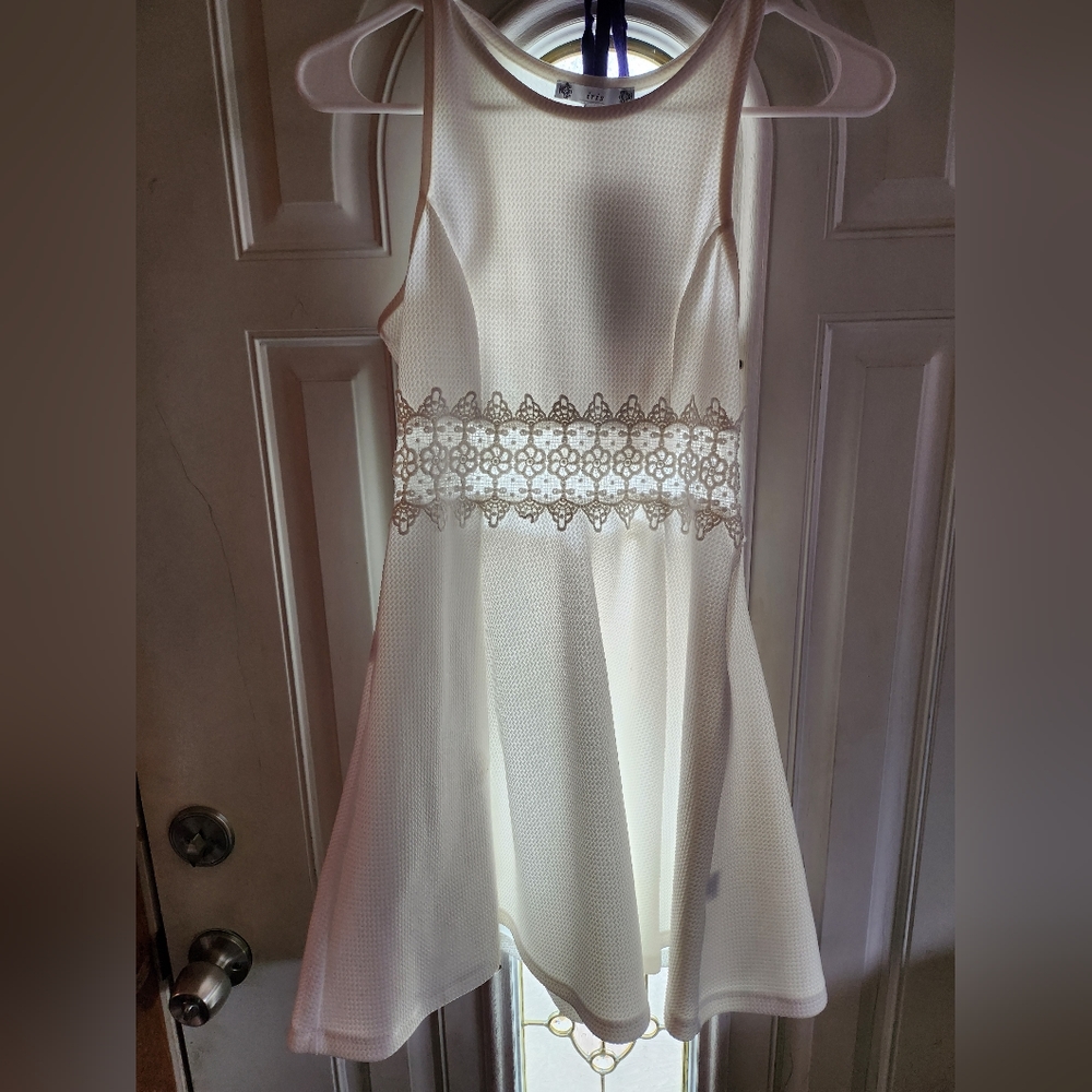 White sun dress